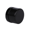 C017 3g Round Black Glass Bottle CBD Jar