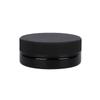C042 35ml Round Black Glass Bottle CBD Jar