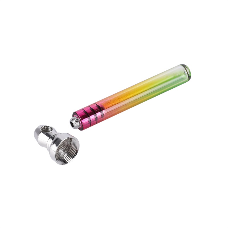 B006 Spray Color M8 Smoking Pipe Glass
